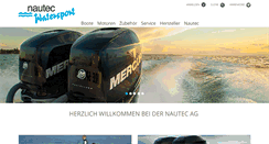 Desktop Screenshot of nautec.ch